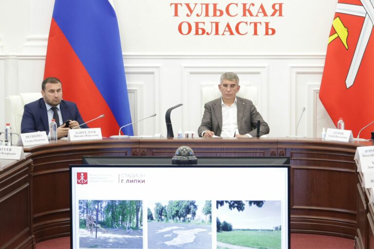 В Тульской области появится программа ремонта стадионов с полноформатными полями